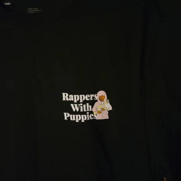 Rappers With Puppies T Shirt NWOT - Picture 3 of 5